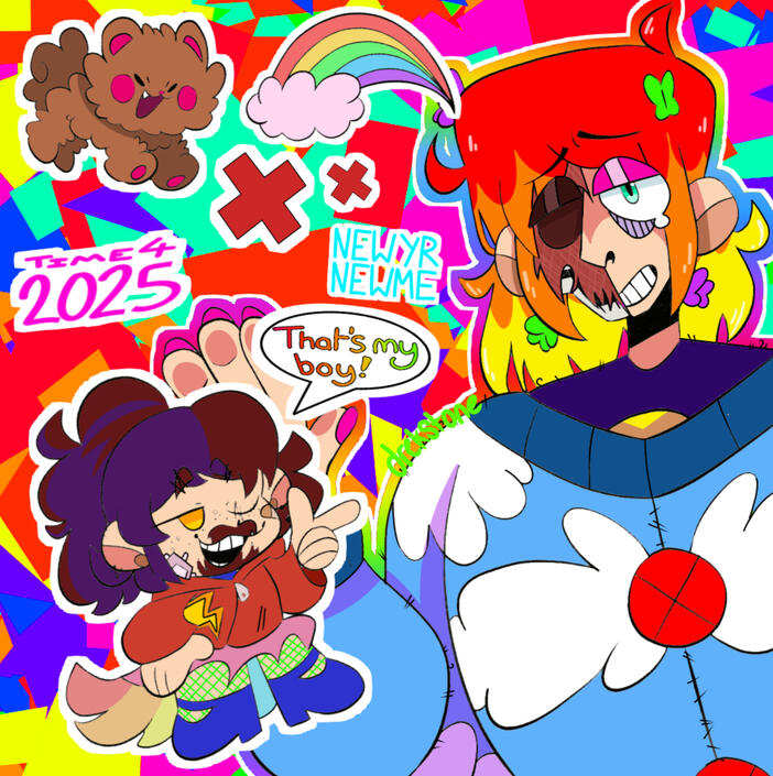 my oc viro and his fruity parent angelito